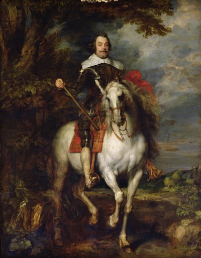 Equestrian Portrait of Don Francisco de Moncada (1586-1635) by Anthony van Dyck